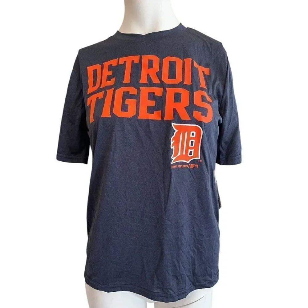 Detroit Tigers Youth Medium 8 - 10 Jersey Short Sleeve Shirt NWT MLB Team Athlet
